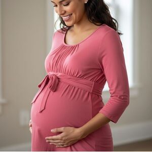 Oh Baby by Motherhood Pink Top size L